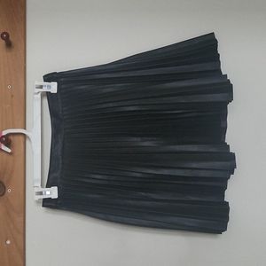 Faux Leather Skirt